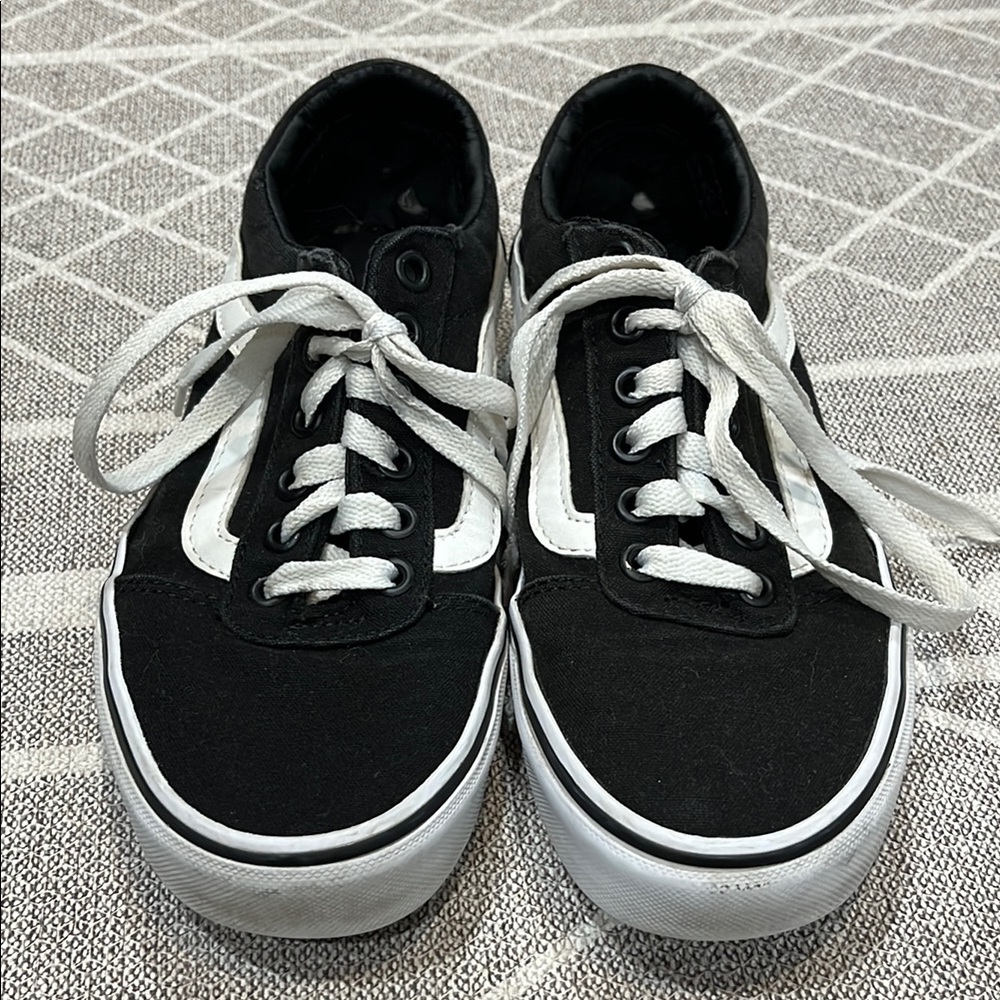 Vans Black and White Sneakers